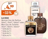 Woman Eau de Parfum oder Man Eau de Toilette Angebote von LA RIVE bei Müller Maintal für 4,99 €