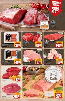 Rindfleisch im aktuellen REWE Prospekt (Mönchengladbach) Rindfleisch im REWE Prospekt "Dein Markt" mit 34 Seiten (Mönchengladbach)
