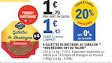 4 Galettes de Bretagne au Sarrasin - Nos Régions Ont Du Talent en promo à 1,43 € chez E.Leclerc 4 Galettes de Bretagne au Sarrasin - Nos Régions Ont Du Talent dans le catalogue E.Leclerc