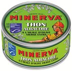 Thon Albacore à l'huile d'olive vierge extra - MINERVA - Intermarché à La Rochelle Thon Albacore à l'huile d'olive vierge extra - MINERVA en promo chez Intermarché La Rochelle à 2,12 €