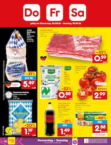 Coca Cola im Netto Marken-Discount Prospekt "Aktuelle Angebote" mit 60 Seiten (Straubing)