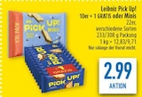 diska Birkenhügel - Pick Up! 10er + 1 GRATIS oder Minis Angebot im Prospekt Pick Up! 10er + 1 GRATIS oder Minis bei diska im Birkenhügel Prospekt für 2,99 €