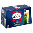 Bière Blonde - 1664 en promo chez Carrefour Brest à 12,20 €