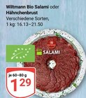 Bio Salami Angebote von Wiltmann bei GLOBUS Worms für 1,29 €