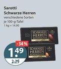 Schwarze Herren von Sarotti im aktuellen V-Markt Prospekt für 1,49 €