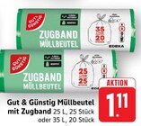 Zugband Müllbeutel 25 L im Angebot bei E center in Esslingen Zugband Müllbeutel 25 L Angebote von Gut & Günstig bei E center Esslingen für 1,11 €
