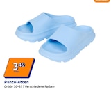 Pantoletten im Action Prospekt Pantoletten von im aktuellen Action Prospekt für 3,49 €