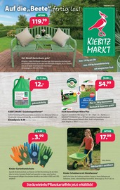 Aktueller Kiebitzmarkt Prospekt mit Handschuhe, "Auf die "Beet" fertig los!", Seite 1