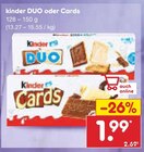 DUO oder Cards von kinder im aktuellen Netto Marken-Discount Prospekt für 1,99 €