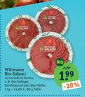 Bio-Geflügel Salami von Wiltmann im aktuellen tegut Prospekt