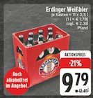 Aktuelle Erdinger Angebote bei E center in Bottrop Aktuelles Weißbier Angebot bei E center in Bottrop ab 9,79 €
