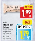 Protein Bar Deluxe von KoRo für 1,79 € bei EDEKA im Angebot Protein Bar Deluxe von KoRo im aktuellen EDEKA Prospekt