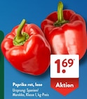 Paprika rot, lose von  im aktuellen ALDI SÜD Prospekt für 1,69 €