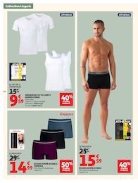 Prix et réduction Débardeur Homme dans le prospectus Auchan Hypermarché en cours Offre Débardeur Homme dans le catalogue Auchan Hypermarché du moment à la page 66