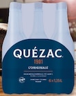 Eau minérale naturelle gazeuse - QUEZAC en promo chez Super U Besançon à 0,89 €