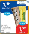 Proteinriegel von Barebells für 1,49 € bei budni im Angebot Proteinriegel von Barebells im aktuellen budni Prospekt
