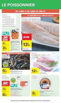 Promotion Poisson dans le prospectus Carrefour, valable du 13/07/2026 au 27/07/2026 Promo Poisson dans le catalogue Carrefour du moment à la page 26