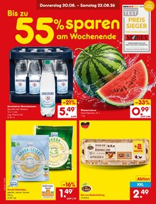Wasser im aktuellen Netto Marken-Discount Prospekt (Moers) Wasser im Netto Marken-Discount Prospekt "Aktuelle Angebote" mit 71 Seiten (Moers)