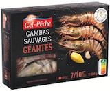 Gambas sauvages géantes - Gel-Pêche en promo chez Supermarchés Match Calais à 10,99 €