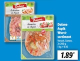 Aktuelle Feinkostlebensmittel Angebote bei Lidl in Stuttgart Aktuelles Dulano Aspik Wurst- sortiment Angebot bei Lidl in Stuttgart ab 1,89 €