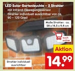 LED Solar Gartenleuchte Angebote bei Netto Marken-Discount Aachen für 14,99 €