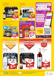 Krombacher im Netto Marken-Discount Prospekt "DER ORT, AN DEM DU IMMER AUSGEZEICHNETE PREISE FINDEST." mit 2 Seiten (Nettetal)