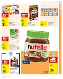 Offre Barre Chocolatée dans le catalogue Carrefour du moment à la page 43