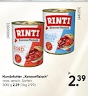 Hundefutter „Kennerfleisch“ von Rinti für 2,39 € bei Hellweg im Angebot Hundefutter „Kennerfleisch“ von Rinti im aktuellen Hellweg Prospekt