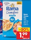 Cremefine im Angebot bei Netto Marken-Discount in Kassel Cremefine Angebote von Rama bei Netto Marken-Discount Kassel für 1,99 €