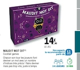 Coktail games - MAUDIT MOT DIT à 14,90 € dans le catalogue E.Leclerc