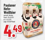 Trinkgut Bad Oeynhausen - Hefe-Weißbier Angebot im Prospekt Hefe-Weißbier bei Trinkgut im Bad Oeynhausen Prospekt für 4,49 €