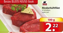 BLOCK HOUSE Rinderhüftfilet bei famila Nordost in Herford BLOCK HOUSE Rinderhüftfilet im Angebot bei famila Nordost Herford für 2,22 €