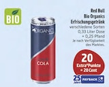 Aktuelle Red Bull Angebote bei E center in Chemnitz Aktuelles Bio Organics Erfrischungsgetränk Angebot bei E center in Chemnitz