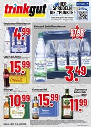 Getränkemarkt Prospekt von Trinkgut in Steinheim Aktueller Trinkgut Getränkemärkte Prospekt für Steinheim: Aktuelle Angebote mit 10} Seiten, 13.01.2025 - 18.01.2025
