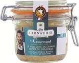 Foie Gras de Canard Entier IGP Sud-Ouest Le Gourmand-Lignac - JEAN LARNAUDIE - Intermarché à Roubaix Foie Gras de Canard Entier IGP Sud-Ouest Le Gourmand-Lignac - JEAN LARNAUDIE en promo chez Intermarché Roubaix à 16,49 €