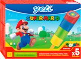 BÂTONNETS GLACÉS SUPER MARIO YETI - YETI en promo chez Auchan Hypermarché Boulogne-Billancourt à 3,40 €