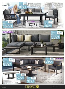 Gartenmöbel im BRAUN Möbel-Center Prospekt "TRENDS ZUM MITNEHMEN" mit 10 Seiten (Reutlingen)