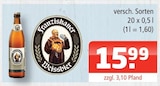Weissbier bei Getränke Oase im Prospekt "" für 15,99 €