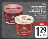 Frühstücks-Konfitüre Himbeere Angebote von Zentis bei E center Erlangen für 1,29 €