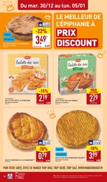 Prix et réduction Pralines dans le prospectus Aldi en cours Offre Pralines dans le catalogue Aldi du moment à la page 18