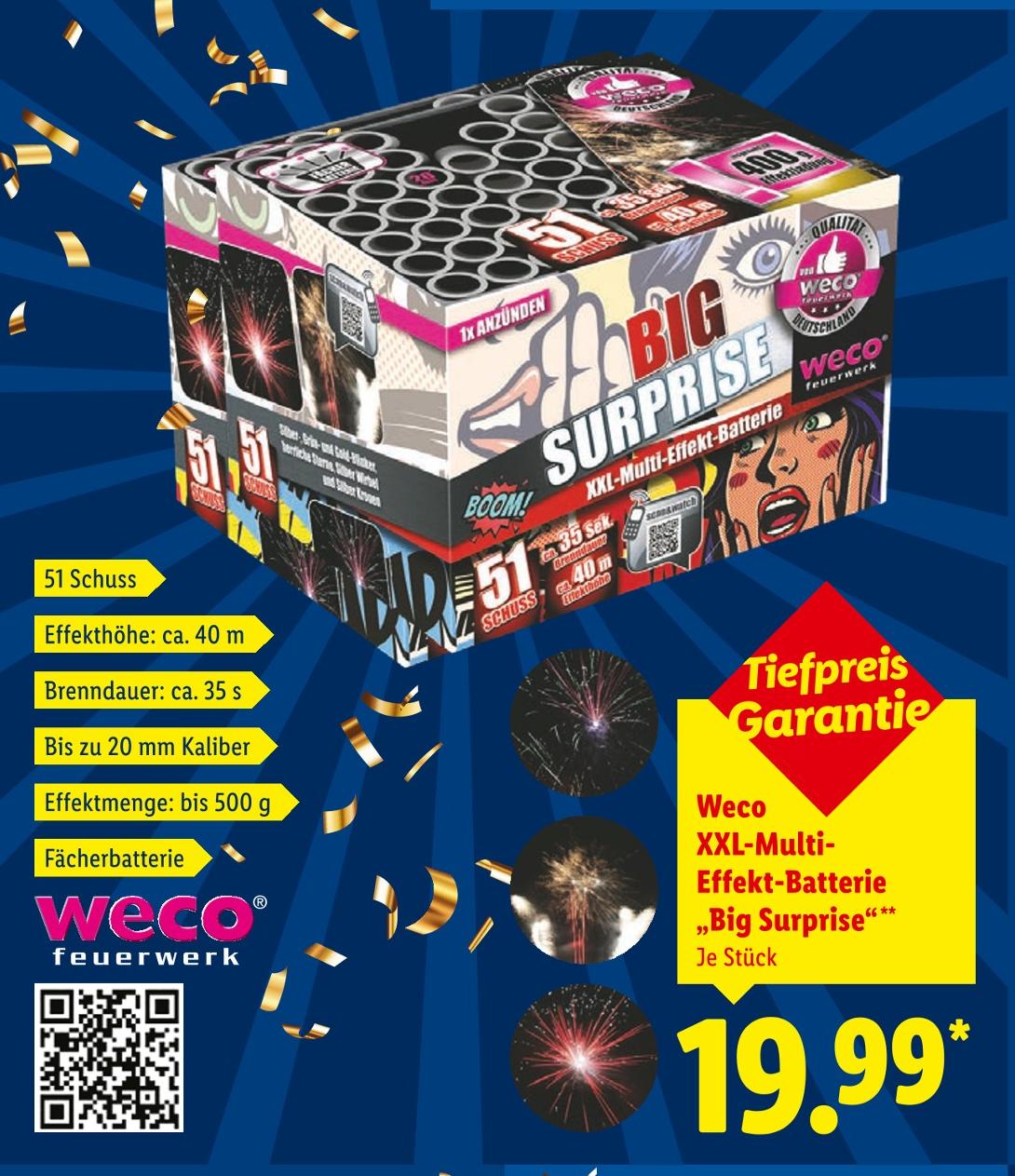 XXL-Multi-Effekt-Batterie Big Surprise