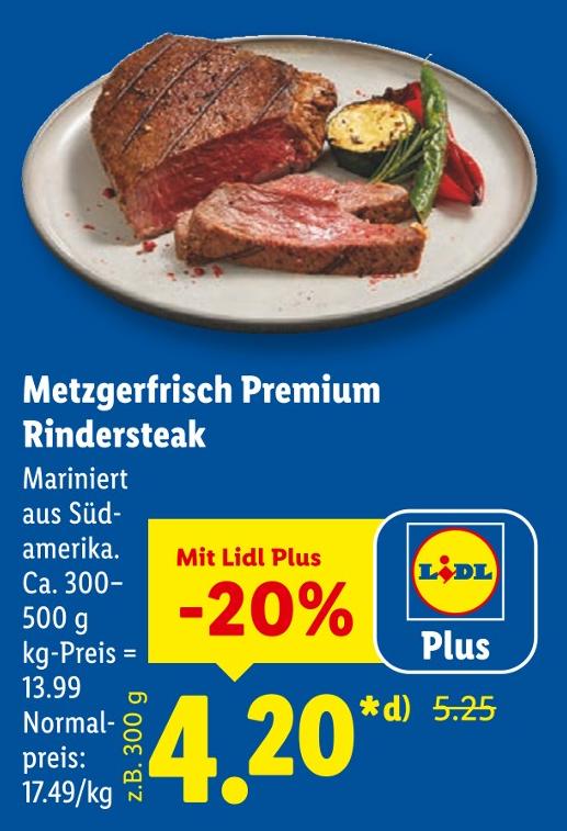 Metzgerfrisch Premium Rindersteak