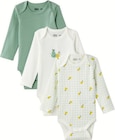 Lot de 3 bodies manches longues - GÉMO dans le catalogue Intermarché Super