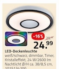 LED-Deckenleuchte im ROLLER Prospekt LED-Deckenleuchte von im aktuellen ROLLER Prospekt für 24,99 €