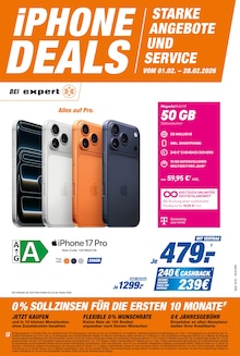 expert TeVi Prospekt iPHONE DEALS mit 7 Seiten