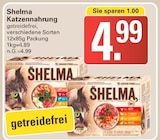 Katzennahrung im Angebot bei WEZ in Bad Oeynhausen Katzennahrung Angebote von Shelma bei WEZ Bad Oeynhausen für 4,99 €