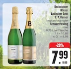 Badischer Sekt b. A. Kerner trocken/brut oder Schwarzriesling rosé im aktuellen Prospekt bei E center in Werbach