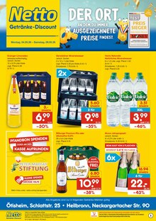 Netto Marken-Discount Prospekt DER ORT, AN DEM DU IMMER AUSGEZEICHNETE PREISE FINDEST. mit 2 Seiten