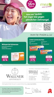 Aktueller mea - meine apotheke Prospekt "Unsere Juli-Angebote" für Waren (Müritz) Aktueller mea - meine apotheke Prospekt für Waren (Müritz) mit Seiten