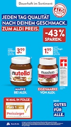 Nutella im ALDI SÜD Prospekt Nutella im ALDI SÜD Prospekt "Gutes für Alle." auf Seite 25